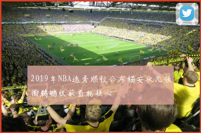 2019年NBA选秀顺位公布锡安状元领衔鹈鹕收获首轮核心