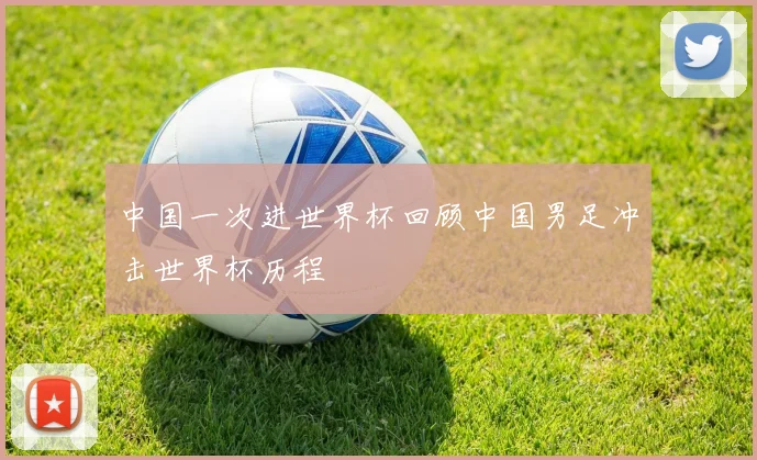 中国一次进世界杯回顾中国男足冲击世界杯历程